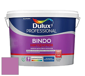 Краска DULUX LUXIUM BINDO НЕГОРЮЧАЯ 9л глубокоматовая краска цвет 93RB 27/376 Rosita