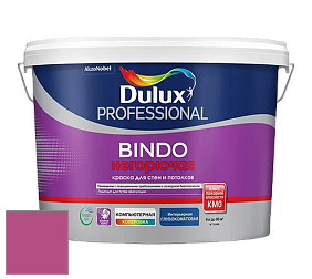 Краска DULUX LUXIUM BINDO НЕГОРЮЧАЯ 9л глубокоматовая краска цвет 21RR 19/459 Flamboyant