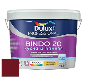 Краска DULUX LUXIUM BINDO 20 Кухня и Ванная полуматовая краска цвет RAL 3032 