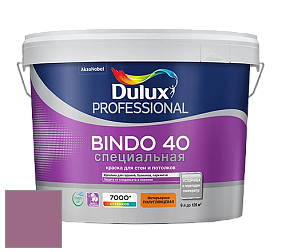 Краска DULUX LUXIUM BINDO 40 Специальная полуглянцевая краска цвет 30RR 21/237 