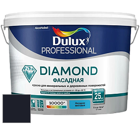 Краска DULUX LUXIUM DIAMOND ФАСАДНАЯ матовая краска цвет RAL 5004 