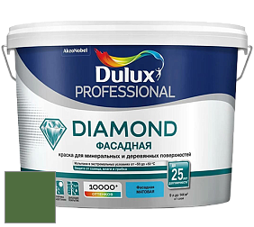 Краска DULUX LUXIUM DIAMOND ФАСАДНАЯ матовая краска цвет 50GY 13/306 Woodland fern 2