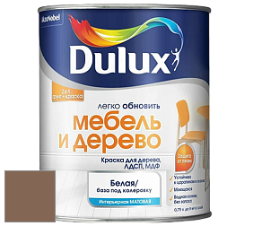 Краска DULUX LUXIUM МЕБЕЛЬ И ДЕРЕВО матовая краска цвет 80YR 16/193 Expresso delight 1