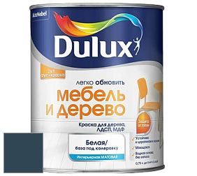 Краска DULUX LUXIUM МЕБЕЛЬ И ДЕРЕВО матовая краска цвет 17BB 08/104 Deep Well
