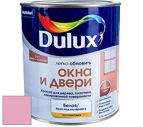 Краска DULUX LUXIUM ОКНА И ДВЕРИ полуматовая краска цвет 32RR 50/280 Peppermint Candy