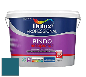 Краска DULUX LUXIUM BINDO НЕГОРЮЧАЯ 9л глубокоматовая краска цвет NCS S 5040-B10G 