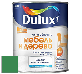 Краска DULUX LUXIUM МЕБЕЛЬ И ДЕРЕВО матовая краска цвет NCS S 3060-G10Y 