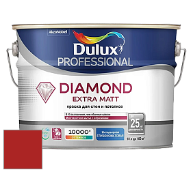 Краска DULUX LUXIUM DIAMOND EXTRA MATT глубокоматовая краска цвет RAL 3000 