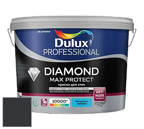 Краска DULUX LUXIUM DIAMOND MAX PROTECT матовая краска цвет 30BB 05/022 Black Mica