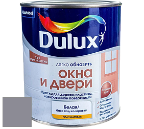 Краска DULUX LUXIUM ОКНА И ДВЕРИ полуматовая краска цвет 10RB 28/055 Opera House