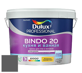 Краска DULUX LUXIUM BINDO 20 Кухня и Ванная полуматовая краска цвет 00NN 13/000 Night jewels 2