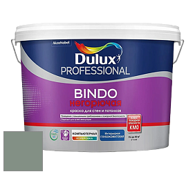 Краска DULUX LUXIUM BINDO НЕГОРЮЧАЯ 9л глубокоматовая краска цвет 90GY 27/082 