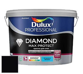 Краска DULUX LUXIUM DIAMOND MAX PROTECT матовая краска цвет RAL 9005 