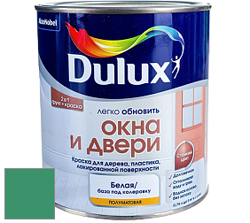 Краска DULUX LUXIUM ОКНА И ДВЕРИ полуматовая краска цвет NCS S 3050-G 