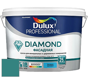 Краска DULUX LUXIUM DIAMOND ФАСАДНАЯ матовая краска цвет NCS S 4040-B50G 
