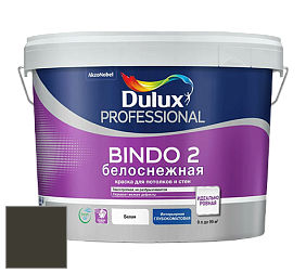 Краска DULUX LUXIUM BINDO 2 глубокоматовая краска цвет RAL 6022 
