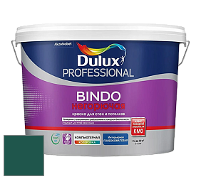 Краска DULUX LUXIUM BINDO НЕГОРЮЧАЯ 9л глубокоматовая краска цвет 50GG 09/189 Emerald City