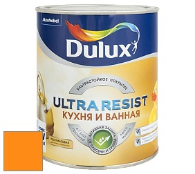 Краска DULUX LUXIUM ULTRA RESIST КУХНЯ И ВАННАЯ полуматовая ультрастойкая краска цвет NCS S 0585-Y30R 