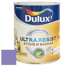 Краска DULUX LUXIUM ULTRA RESIST КУХНЯ И ВАННАЯ полуматовая ультрастойкая краска цвет 15RB 27/316 Vivid Lavender