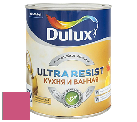 Краска DULUX LUXIUM ULTRA RESIST КУХНЯ И ВАННАЯ полуматовая ультрастойкая краска цвет NCS S 1070-R20B 