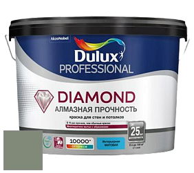 Краска DULUX LUXIUM DIAMOND MATT матовая краска цвет RAL 7033 