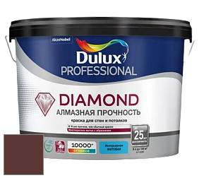 Краска DULUX LUXIUM DIAMOND MATT матовая краска цвет 13YR 07/157 Babbitt Brown