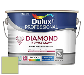 Краска DULUX LUXIUM DIAMOND EXTRA MATT глубокоматовая краска цвет NCS S 1040-G50Y 