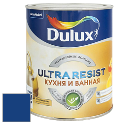 Краска DULUX LUXIUM ULTRA RESIST КУХНЯ И ВАННАЯ полуматовая ультрастойкая краска цвет 77BB 07/344 Notorious Purple