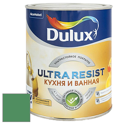 Краска DULUX LUXIUM ULTRA RESIST КУХНЯ И ВАННАЯ полуматовая ультрастойкая краска цвет NCS S 3050-G10Y 