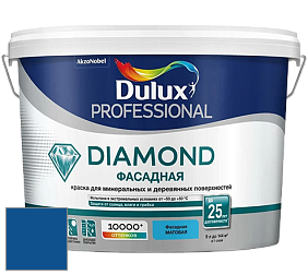 Краска DULUX LUXIUM DIAMOND ФАСАДНАЯ матовая краска цвет RAL 5017 