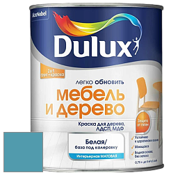 Краска DULUX LUXIUM МЕБЕЛЬ И ДЕРЕВО матовая краска цвет 50BG 30/235 The Blues