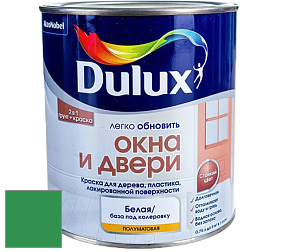 Краска DULUX LUXIUM ОКНА И ДВЕРИ полуматовая краска цвет NCS S 2070-G10Y 