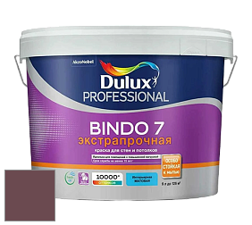 Краска DULUX LUXIUM BINDO 7 Экстрапрочная матовая краска цвет 70RR 10/140 Christopher's Cuddle