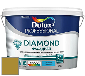 Краска DULUX LUXIUM DIAMOND ФАСАДНАЯ матовая краска цвет NCS S 3060-G90Y 
