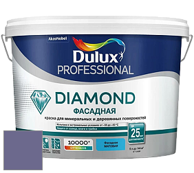 Краска DULUX LUXIUM DIAMOND ФАСАДНАЯ матовая краска цвет 10RB 17/210 Secret Violet