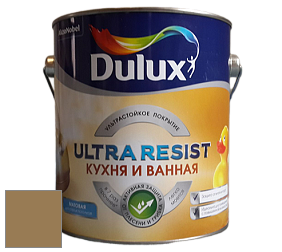 Краска DULUX LUXIUM ULTRA RESIST КУХНЯ И ВАННАЯ матовая ультрастойкая краска цвет 20YY 23/246 Bentwood