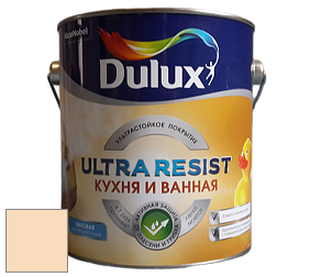 Краска DULUX LUXIUM ULTRA RESIST КУХНЯ И ВАННАЯ матовая ультрастойкая краска цвет 16YY 76/189 Peach Calling