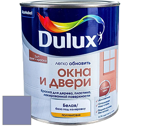 Краска DULUX LUXIUM ОКНА И ДВЕРИ полуматовая краска цвет 90BB 26/227 Lilac Splendor