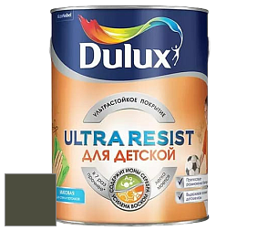 Краска DULUX LUXIUM ULTRA RESIST ДЛЯ ДЕТСКОЙ ультрастойкая матовая краска цвет 95YY 07/091 