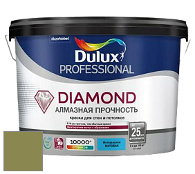 Краска DULUX LUXIUM DIAMOND MATT матовая краска цвет NCS S 4040-G60Y 