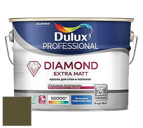 Краска DULUX LUXIUM DIAMOND EXTRA MATT глубокоматовая краска цвет 70YY 09/175 Forest Floor