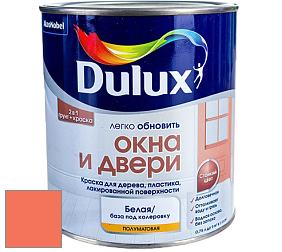 Краска DULUX LUXIUM ОКНА И ДВЕРИ полуматовая краска цвет NCS S 0570-Y70R 