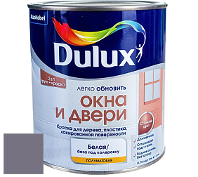 Краска DULUX LUXIUM ОКНА И ДВЕРИ полуматовая краска цвет 30RB 18/080 