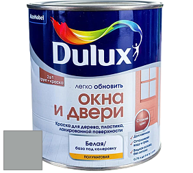 Краска DULUX LUXIUM ОКНА И ДВЕРИ полуматовая краска цвет NCS S 3502-G 
