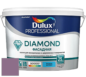 Краска DULUX LUXIUM DIAMOND ФАСАДНАЯ матовая краска цвет NCS S 4030-R40B 