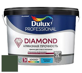 Краска DULUX LUXIUM DIAMOND MATT матовая краска цвет 50GY 08/153 Wilderness Green
