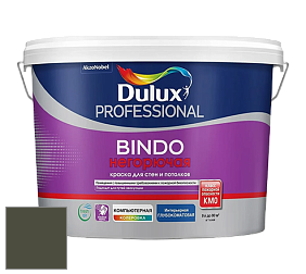 Краска DULUX LUXIUM BINDO НЕГОРЮЧАЯ 9л глубокоматовая краска цвет 95YY 07/091 