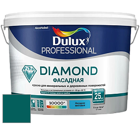 Краска DULUX LUXIUM DIAMOND ФАСАДНАЯ матовая краска цвет NCS S 5540-B40G 