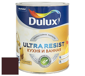 Краска DULUX LUXIUM ULTRA RESIST КУХНЯ И ВАННАЯ полуматовая ультрастойкая краска цвет RAL 3007 