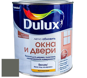 Краска DULUX LUXIUM ОКНА И ДВЕРИ полуматовая краска цвет 16GY 15/037 Spheric Winter
